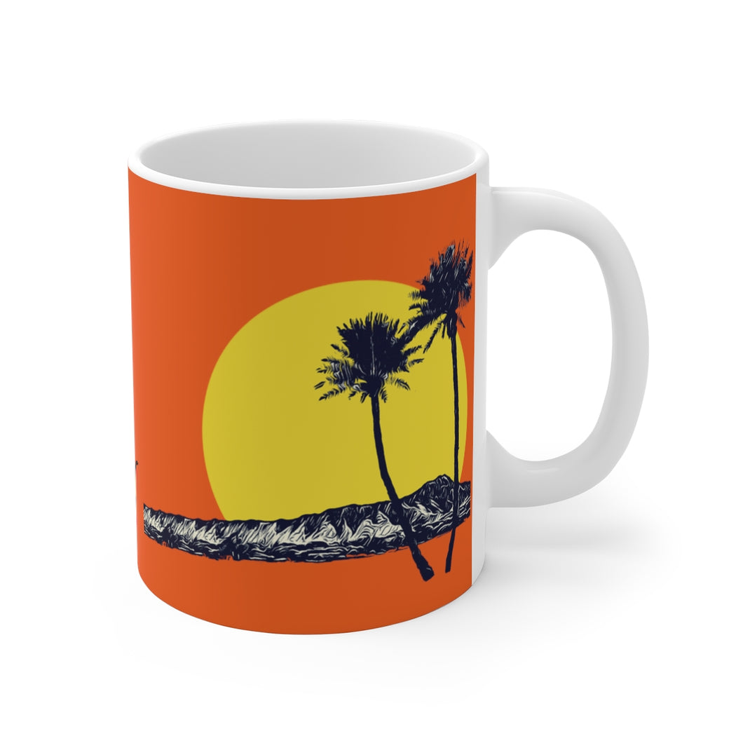 Diamond Head Palms Sunset_Orange