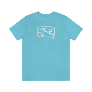 Unisex Tee: Diamond Head Dancing Whale