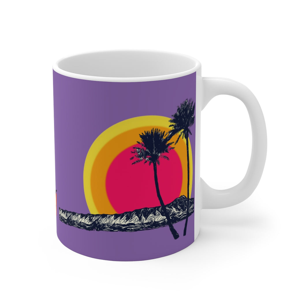 Diamond Head Palms Triple Sunset_Plum