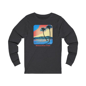 Unisex Long Sleeve Tee: DH Palms Comic_Front Print