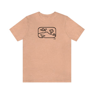 Unisex Tee: Diamond Head Dancing Whale