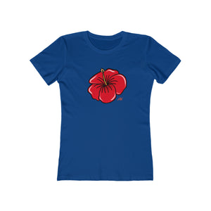 Women's Tee: Hibiscus