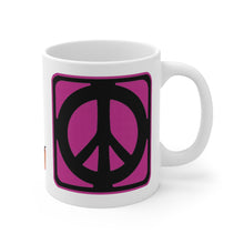 Load image into Gallery viewer, Peace Mug Pink
