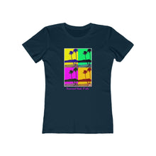 Load image into Gallery viewer, Women&#39;s Tee: Diamond Head Palms PopArt
