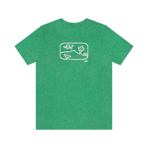 Unisex Tee: Diamond Head Dancing Whale