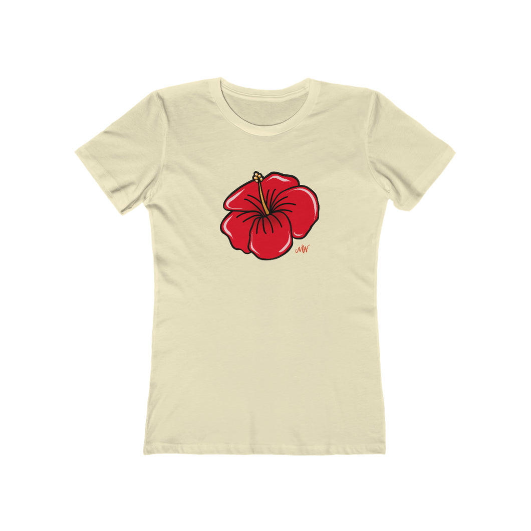 Women's Tee: Hibiscus