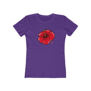 Women's Tee: Hibiscus