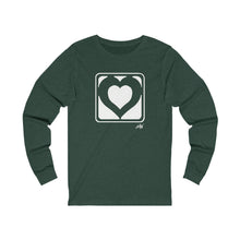 Load image into Gallery viewer, Unisex Long Sleeve Tee: Hearts_Front Print
