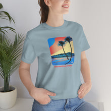 Load image into Gallery viewer, Unisex Tee: Diamond Head Palms Comic
