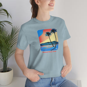 Unisex Tee: Diamond Head Palms Comic