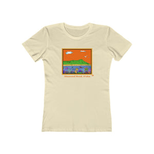 Women's Tee: Diamond Head Ocean Life