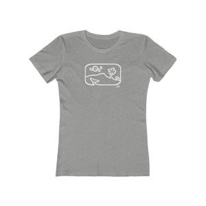 Women's Tee: Diamond Head Dancing Whale