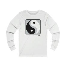 Load image into Gallery viewer, Unisex Long Sleeve Tee: Yin Yang_Front Print
