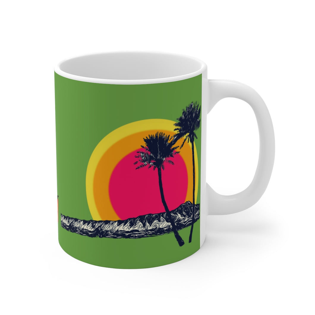 Diamond Head Palms Triple Sunset_Lime