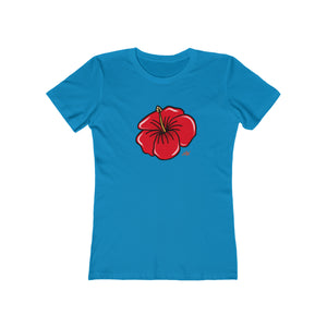 Women's Tee: Hibiscus