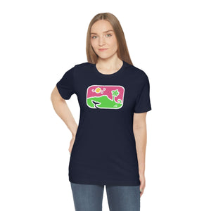 Unisex Tee: Diamond Head Dancing Whale in Color