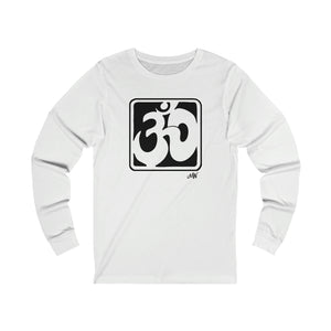 Unisex Long Sleeve Tee: Om_Front Print