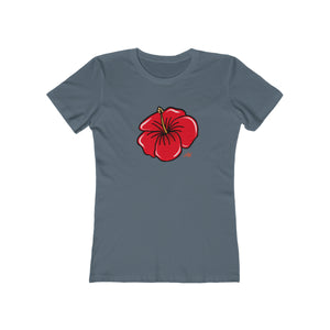 Women's Tee: Hibiscus