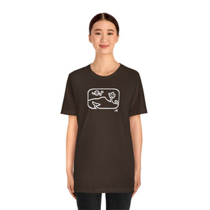 Unisex Tee: Diamond Head Dancing Whale