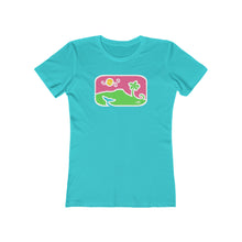 Load image into Gallery viewer, Women&#39;s Tee: Diamond Head Dancing Whale in Color
