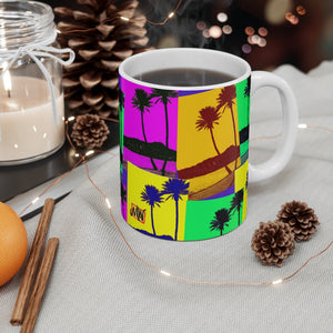 Diamond Head Palms PopArt Mug