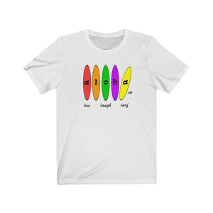 Unisex Tee: Aloha Boards_Front Print