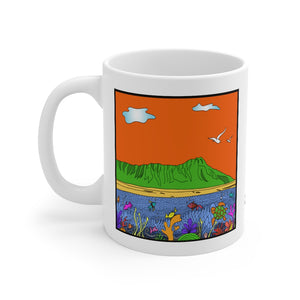 Diamond Head Ocean Life Mug