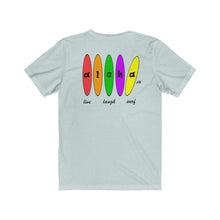 Load image into Gallery viewer, Unisex Tee: Aloha Boards_Back Print
