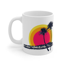 Load image into Gallery viewer, Diamond Head Palms Triple Sunset_White
