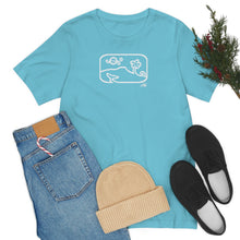 Load image into Gallery viewer, Unisex Tee: Diamond Head Dancing Whale
