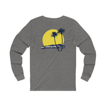 Load image into Gallery viewer, Unisex Long Sleeve Tee: DH Palms Sunset_Front &amp; Back Print
