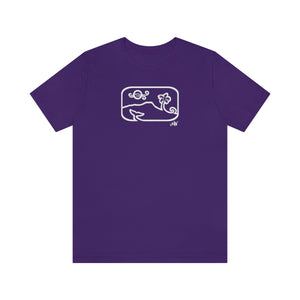 Unisex Tee: Diamond Head Dancing Whale