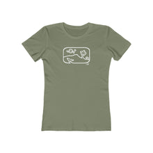 Load image into Gallery viewer, Women&#39;s Tee: Diamond Head Dancing Whale
