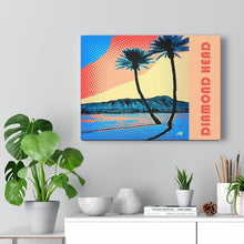 Load image into Gallery viewer, Diamond Head Palms Comic on Canvas - 3 sizes
