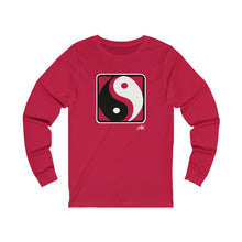 Load image into Gallery viewer, Unisex Long Sleeve Tee: Yin Yang_Front Print
