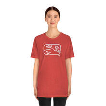 Load image into Gallery viewer, Unisex Tee: Diamond Head Dancing Whale
