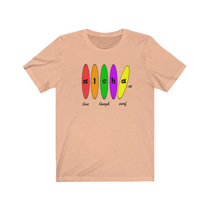 Unisex Tee: Aloha Boards_Front Print