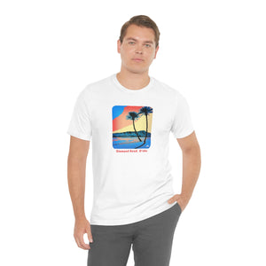 Unisex Tee: Diamond Head Palms Comic