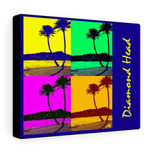 Load image into Gallery viewer, Diamond Head Palms PopArt on Canvas - 3 sizes
