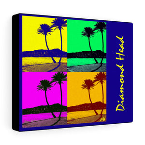 Diamond Head Palms PopArt on Canvas - 3 sizes