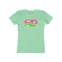 Load image into Gallery viewer, Women&#39;s Tee: Diamond Head Dancing Whale in Color
