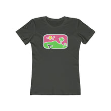 Load image into Gallery viewer, Women&#39;s Tee: Diamond Head Dancing Whale in Color
