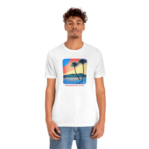 Unisex Tee: Diamond Head Palms Comic