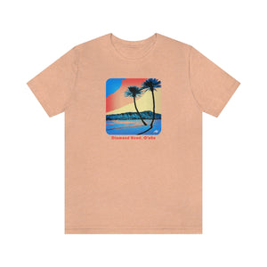 Unisex Tee: Diamond Head Palms Comic