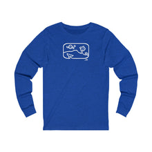 Load image into Gallery viewer, Unisex Long Sleeve Tee: DH Dancing Whale_Front Print
