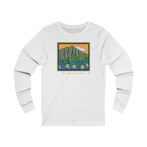 Unisex Long Sleeve Tee: Koolau Morning_Front Print