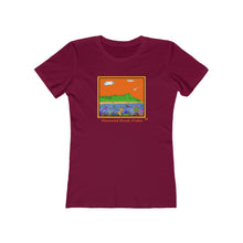 Load image into Gallery viewer, Women&#39;s Tee: Diamond Head Ocean Life
