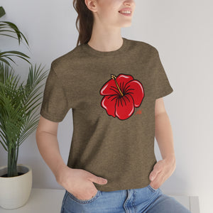 Unisex Tee: Hibiscus