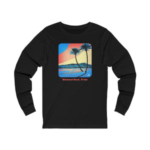 Unisex Long Sleeve Tee: DH Palms Comic_Front Print