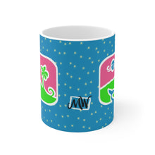 Load image into Gallery viewer, Diamond Head Dancing Whale Sparkle Mug
